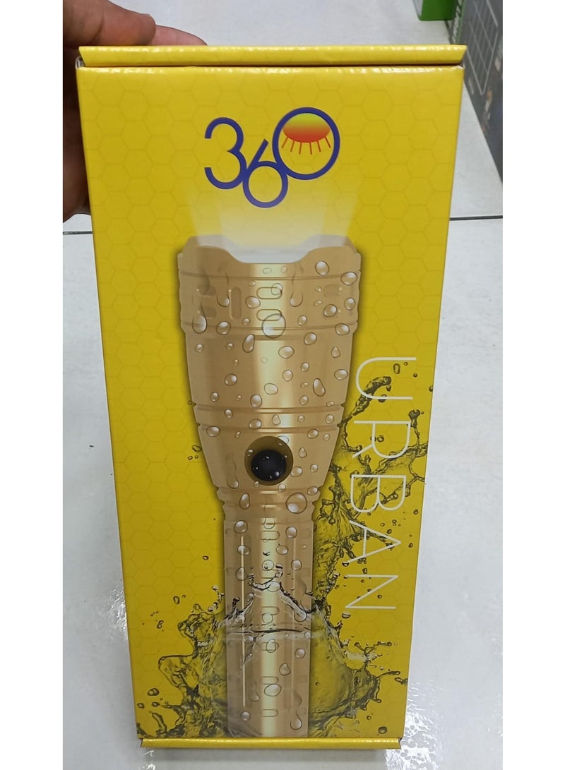 Professional Aluminum Alloy Type-C Rechargeable 3000m Long Range High Power Torch